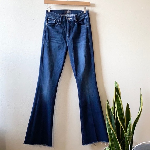 MOTHER Denim - MOTHER The Weekender Fray High Rise Flare Jeans